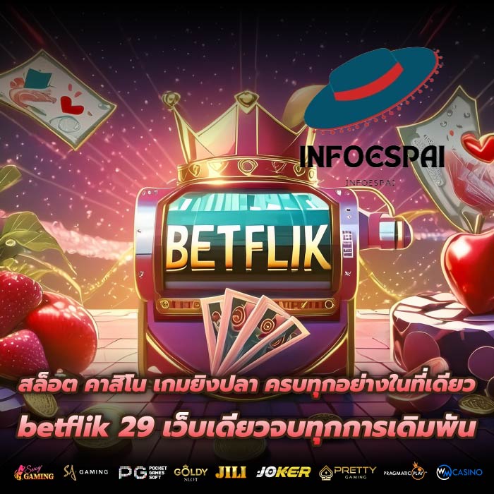 สล็อต คาสิโน เกมยิงปลา ครบทุกอย่างในที่เดียว betflik 29 เว็บเดียวจบทุกการเดิมพัน